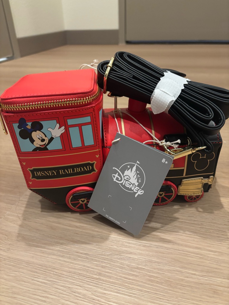 Nwt Loungefly Disney Parks Mickey & Minnie Train Crossbody Bag